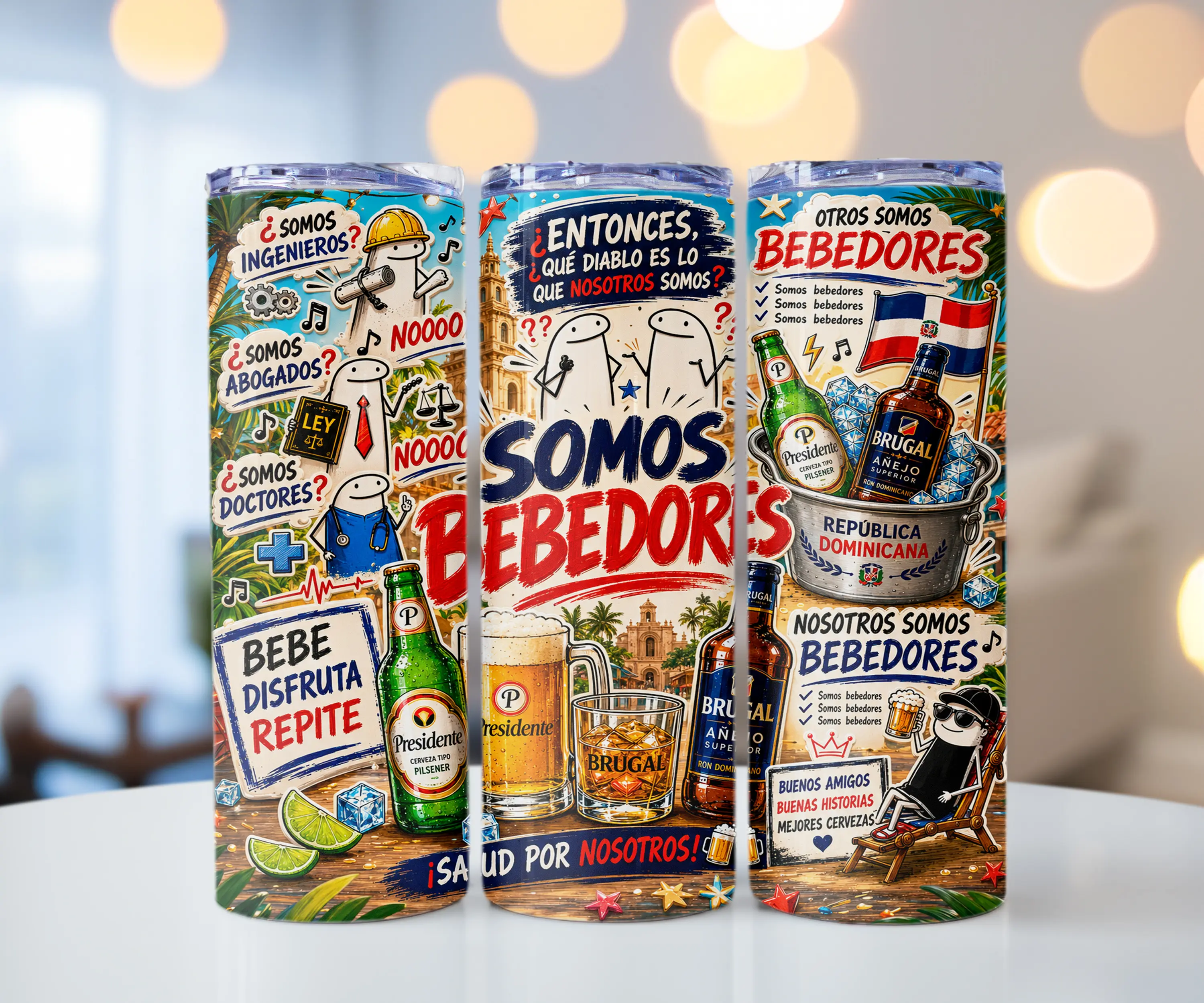 Somos bebedores Tumbler 20oz / Vaso de Somos bebedores 20oz / Mantiene el frio y el caliente por mas de 8 horas...