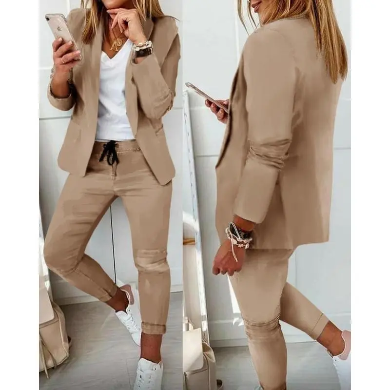2025NewCasualSuitWomen'sBlazerSet