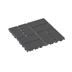 Plastic Interlocking Deck Tiles,44Pack Patio Deck Tiles,12"x12" Square Waterproof Outdoor All Weather Use, Decking Tiles for Poolside Balcony Backyard