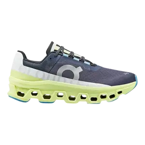 On Cloudmonster Men Running Sneakers Iron/Hay with Max CloudTec Sole & Unique Rocker Profile for Maximum Cushioning and Comfort
