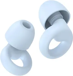 Ear Plugs for Sleeping Noise Cancelling, Reusable 35-46dB Noise Reduction Earplugs with 7 Silicone Ear Tips & Carry Case, Comfortable Hearing Protection for Sleep, Work, Study, Travel & Concerts Blue