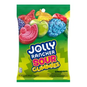 JOLLY RANCHER Sour Gummies Assorted Fruit Flavored Candy Bag, 6.5 oz