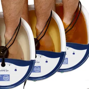 Ionic Foot Bath Detox Machine, Foot Detox Spa with Basin, Wrist Strap, 2 Arrays, 10 Liners | Home Use, Beauty Foot Salon