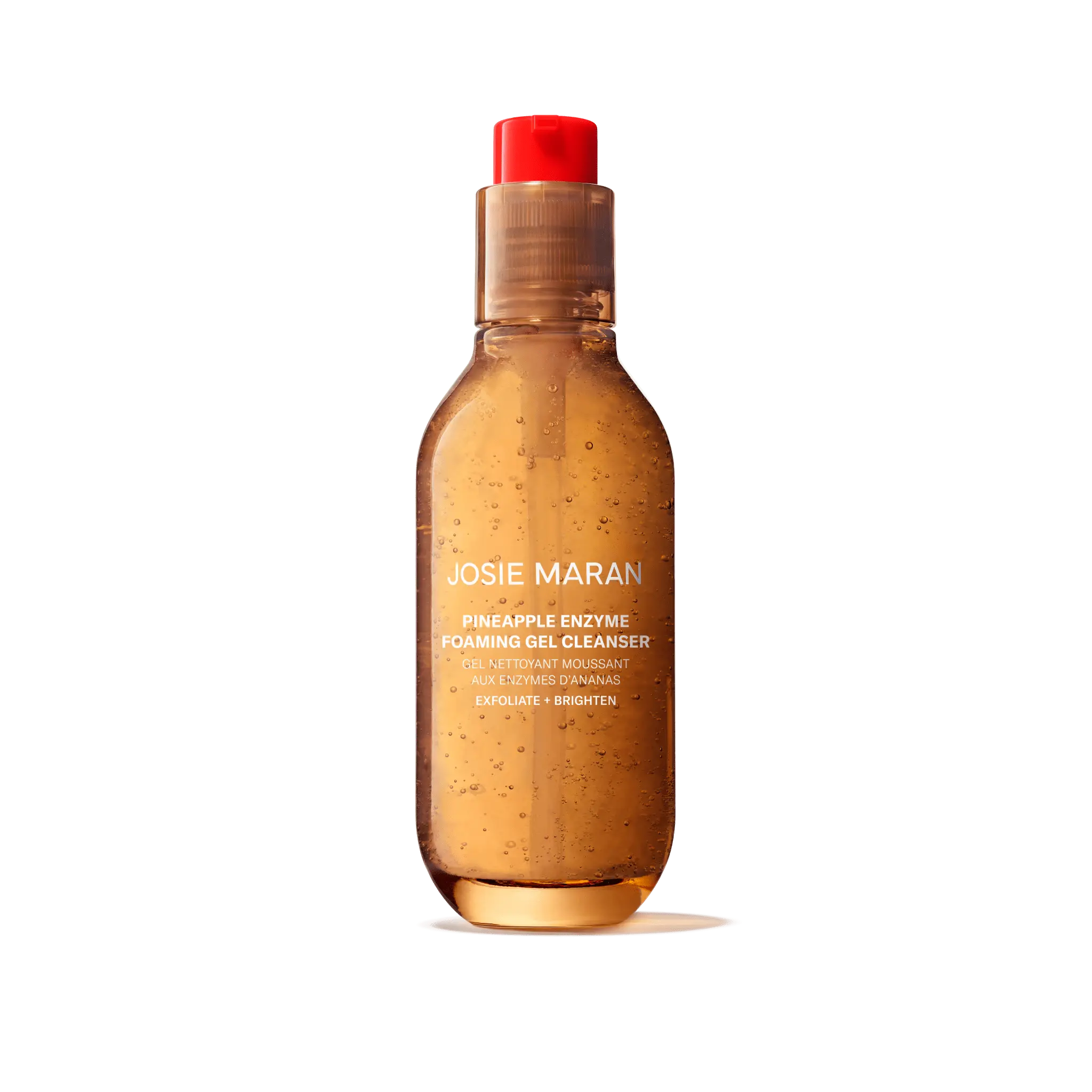 Pineapple Enzyme Exfoliating + Brightening Foaming Face Gel Cleanser with AHAs