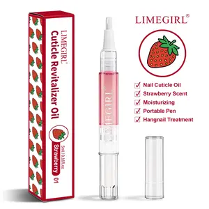 Limegirl Cosmetics Nail Growth Support Oil For Strength and Moisture, Nail Moisturizer | Cuticle Oil for Damaged, Dry, Brittle Nails