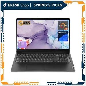 Lenovo V15 Laptop, 15.6" FHD Display, AMD Ryzen 5 7430U Hexa-core Processor (Beat Intel i7-1065G7), 16GB RAM, up to 2TB SSD, HDMI, RJ45, Numeric Keypad, Wi-Fi, Windows 11 Pro, Black