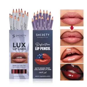 24-piece matte lip liner set, Lip Liner Pen, Lip liner makeup, convenient for daily use, easy to color, thin lips become fuller, variety of colors, for women, long-lasting, suitable for dates, Mother's Day gift