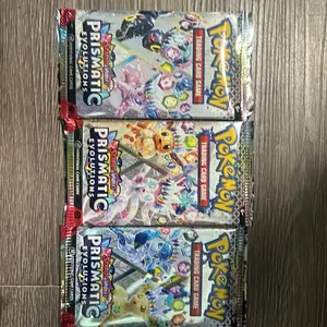 Prismatic evolutions booster pack singles