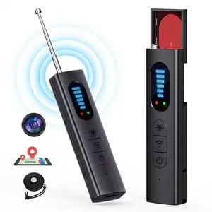 Hidden Camera Detector, Hidden Camera Detector with LED Light, GPS Tracker Detector with 5 Sensitivity Levels, Suitable for Office, Hotel, Travel