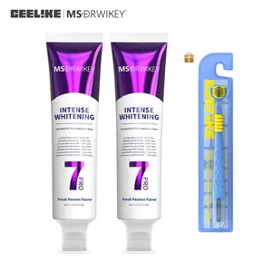 【MSDRWIKEY】2-Pack 7-Pro Intensive Toothpaste + CEELIKE 3-Sided Toothbrush Set – Advanced Enamel Repair & Deep Clean