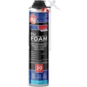 Insulation Can (1 Pack-25.4 oz) Expanding  Sealant for Thermal & Acoustic Insulation, Closed Cell, High Density  Foams, Covers up to 20 Board /sq. ft.