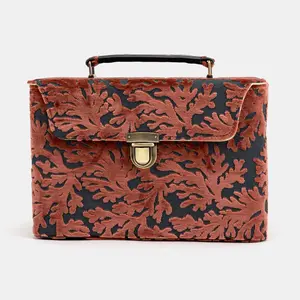 Burnout Velvet St Tropez Scuba Coral Josephine Large Train Case