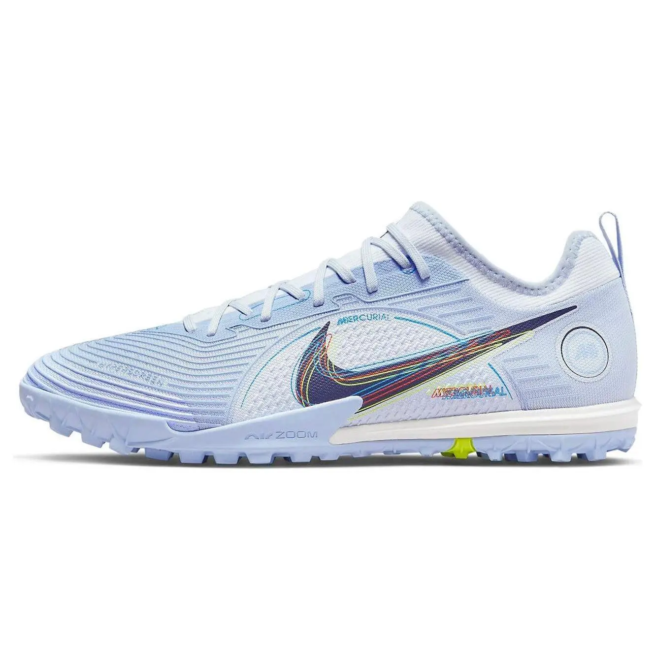 [DJ2851-054] MENS NIKE MERCURIAL AIR ZOOM VAPOR 14 PRO TF 'FOOTBALL GREY LIGHT MARINE'