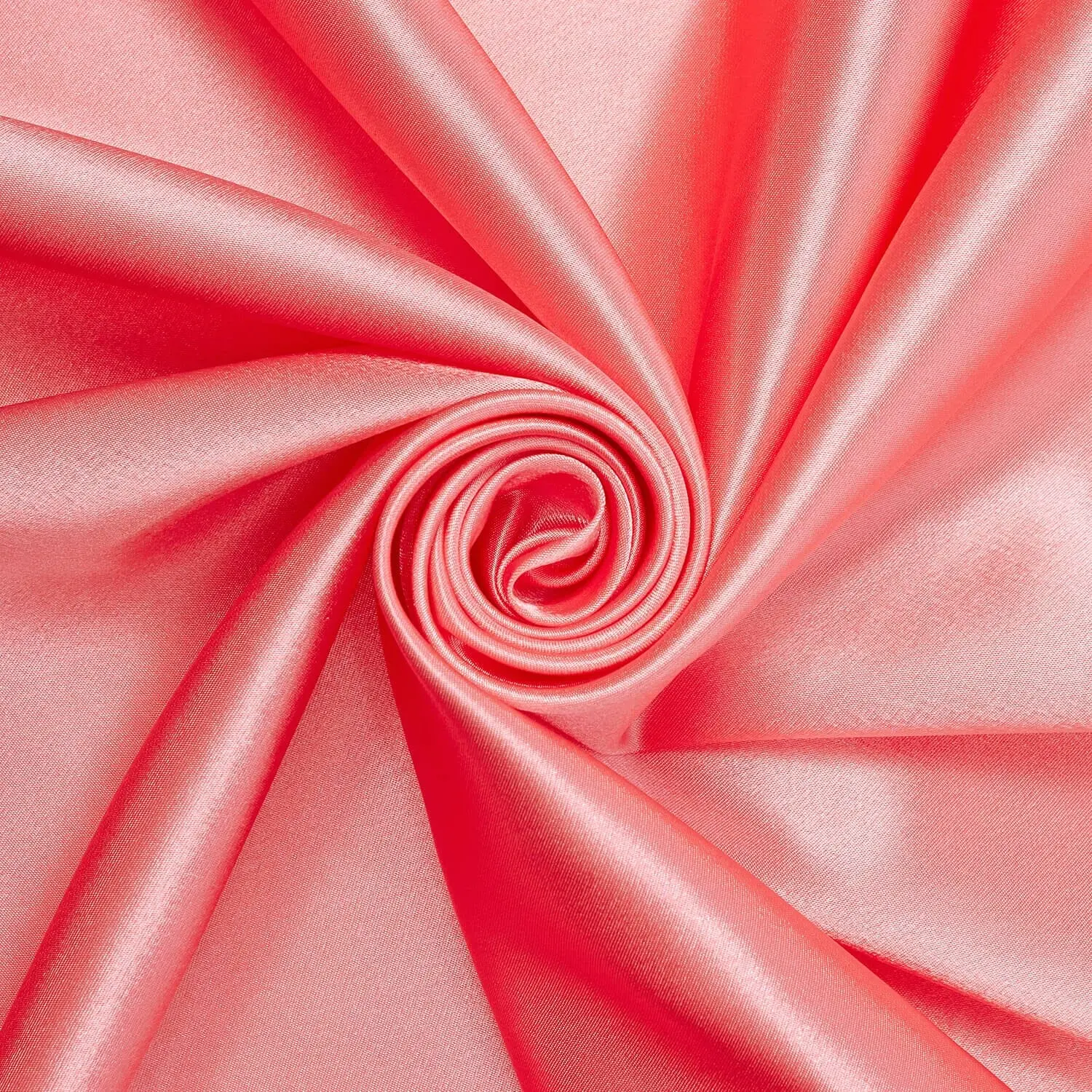 Soft Crepe Coral Fabric | 100% Polyester, 54″ Wide, Sold by Yard