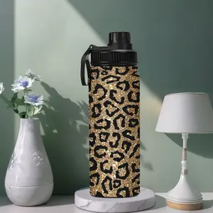 20oz Stainless Steel Leopard Print Travel Mug Tumbler, Insulated Travel Drinkware, Dual Layer Vacuum Insulation, Ideal Gift for Christmas, Halloween, Thanksgiving