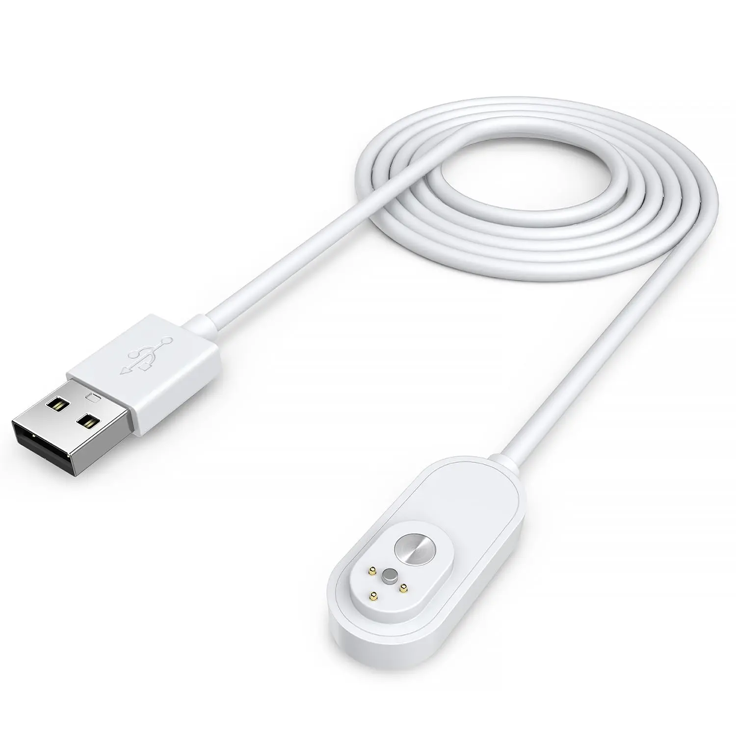 10-ft. Indoor Magnetic Charging Cable Compatible with Arlo Ultra 1 2, Pro 3 4 5 2K - 3M, White