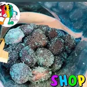 All Chile  Gummies Super Sour Blue Razz Viral Gusher Bombs 6 oz