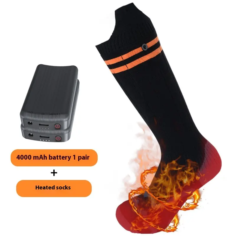 Heated Socks for Men & Women, Outdoor Foot Warmer Electric Heated Socks, Winter Skiing Smart Temperature Control Heating Socks