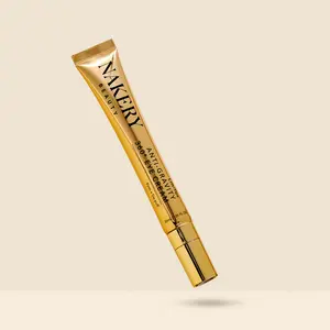 Nakery Lift-TOX Anti-Gravity 360° Under Eye Cream with Metal Applicator - Firming, Hydrating, Anti-Age, Dry Skin Treatment, Contour, Wrinkle Blurring, Dark Circle Improvement - Infused with Hyaluronic Acid & Glycerin (Single Item)