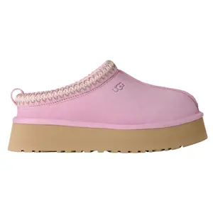 UGG Tazz Slipper - Women's Authentic Pre-Owned Platform Footwear, Pink Diamond, Brown, Beige, Rose, Fuzzy, Warm, Cozy Winter Slip-On Sneaker