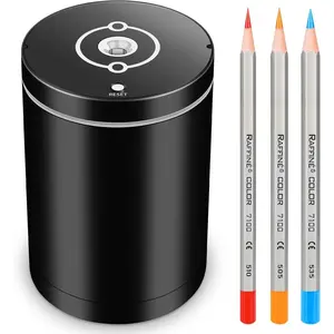 Fully Automatic Electric Pencil Sharpener,Rechargeable Smart Pencil Sharpener.Suitable for No. 2/Colored Pencils (6-8 mm),Applicable to School/Classroom/Office/Home
