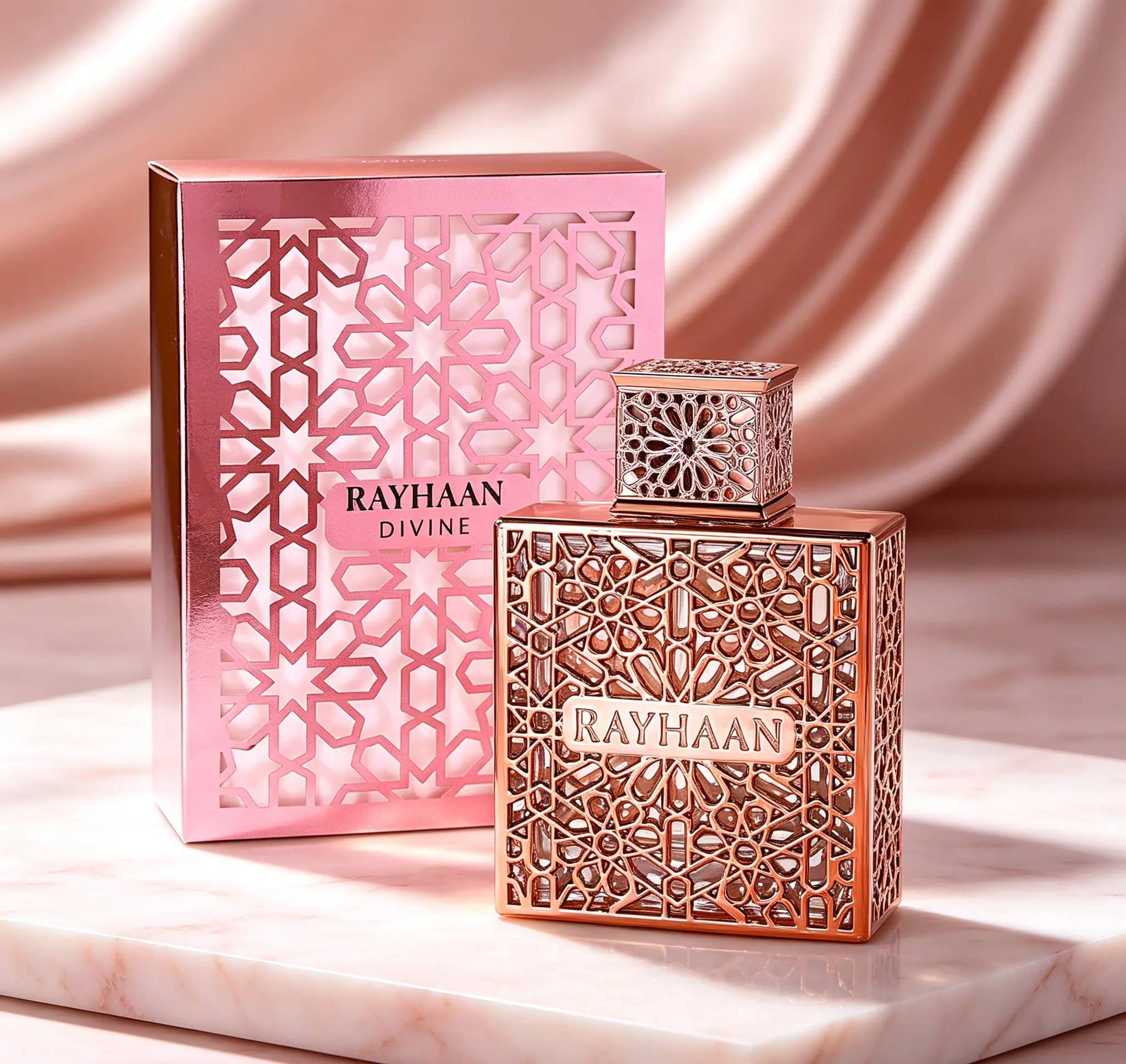 Rayhaan Divine Women’s Eau De Parfum Spray, Sweet Fruity Gourmand Floral Long Lasting Perfume for Daily Wear, 3.4 Oz / 100ml, Perfect Holiday & Valentine’s Gift