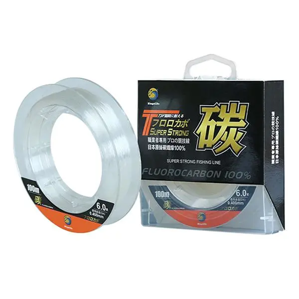 BingoLife Japanese 100% Pure Fluorocarbon Fishing Leader Line 110 yard