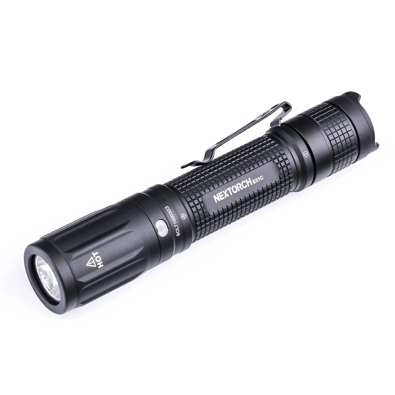 NEXTORCH E51C EDC Flashlight Rechargeable - 1600 Lumen High Lumen Brightness, Aluminum Body, Compact, 3 Modes + Strobe, Manual Operation, High Lumens Flashlight for Adults' Outdoor Hiking, Emergency Use