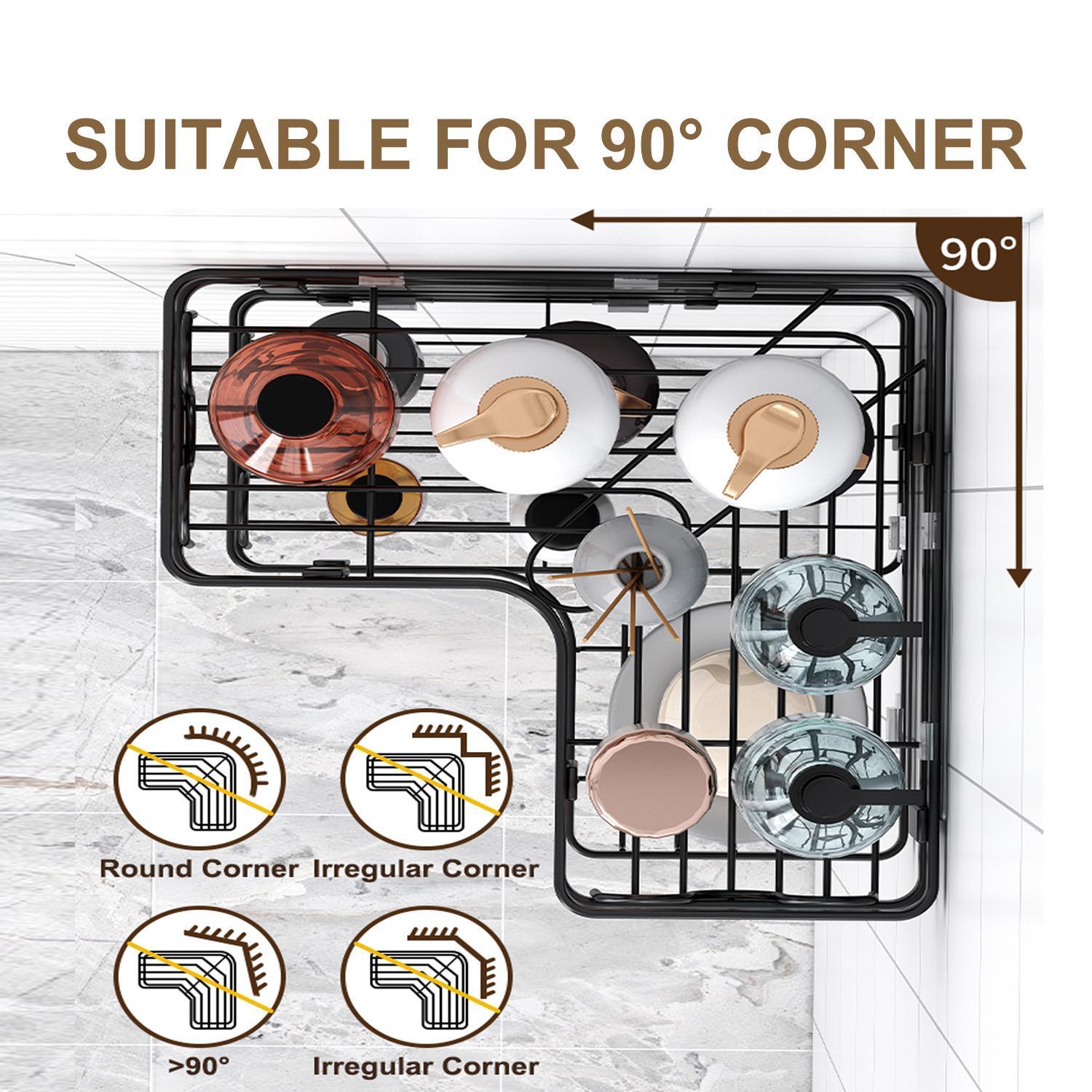 PHANCIR Corner Shower Caddy 5/6 PCS Set, Black Stainless Steel Bathroom Organizer, No-Drill Installation, Hooks & Toothpaste Holder Included PHANCIR Corner Shower Caddy 5/6 PCS Set, Black Stainless Steel Bathroom Organizer, No-Drill Installation, Hooks & Toothpaste Holder Included
