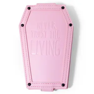 Never Trust Pink Coffin Cardholder Wallet