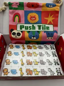 PushTile 2 Player Mahjong Set - Farm VS Wild Animals