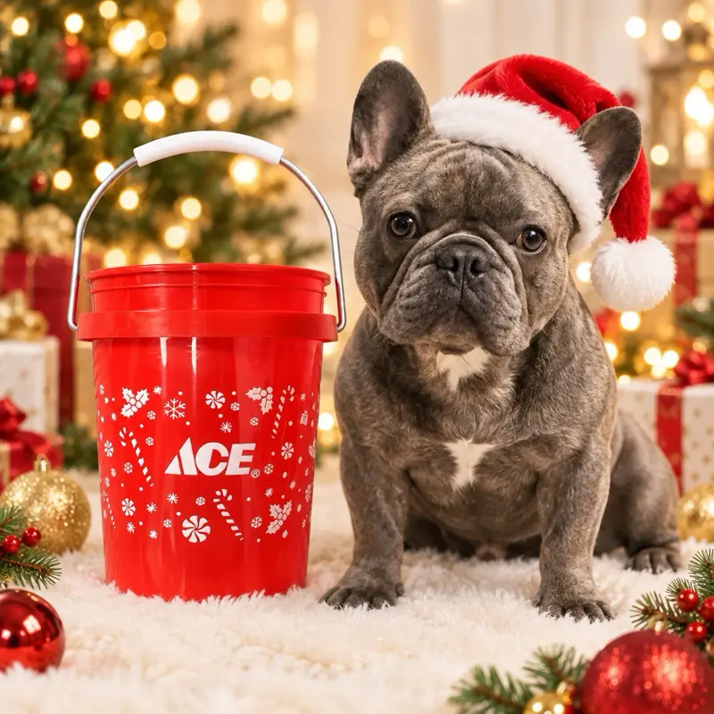 Murphy Mania presents! ACE Christmas mini buckets! New (no lids).  Limited stock available!