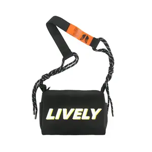 Letter Pattern Large Crossbody Waist Pack, Waterproof Waist Bag for Travel, Running, Hiking, Fitness, Dog Walking, Outdoor Activities, Sports Fishing
