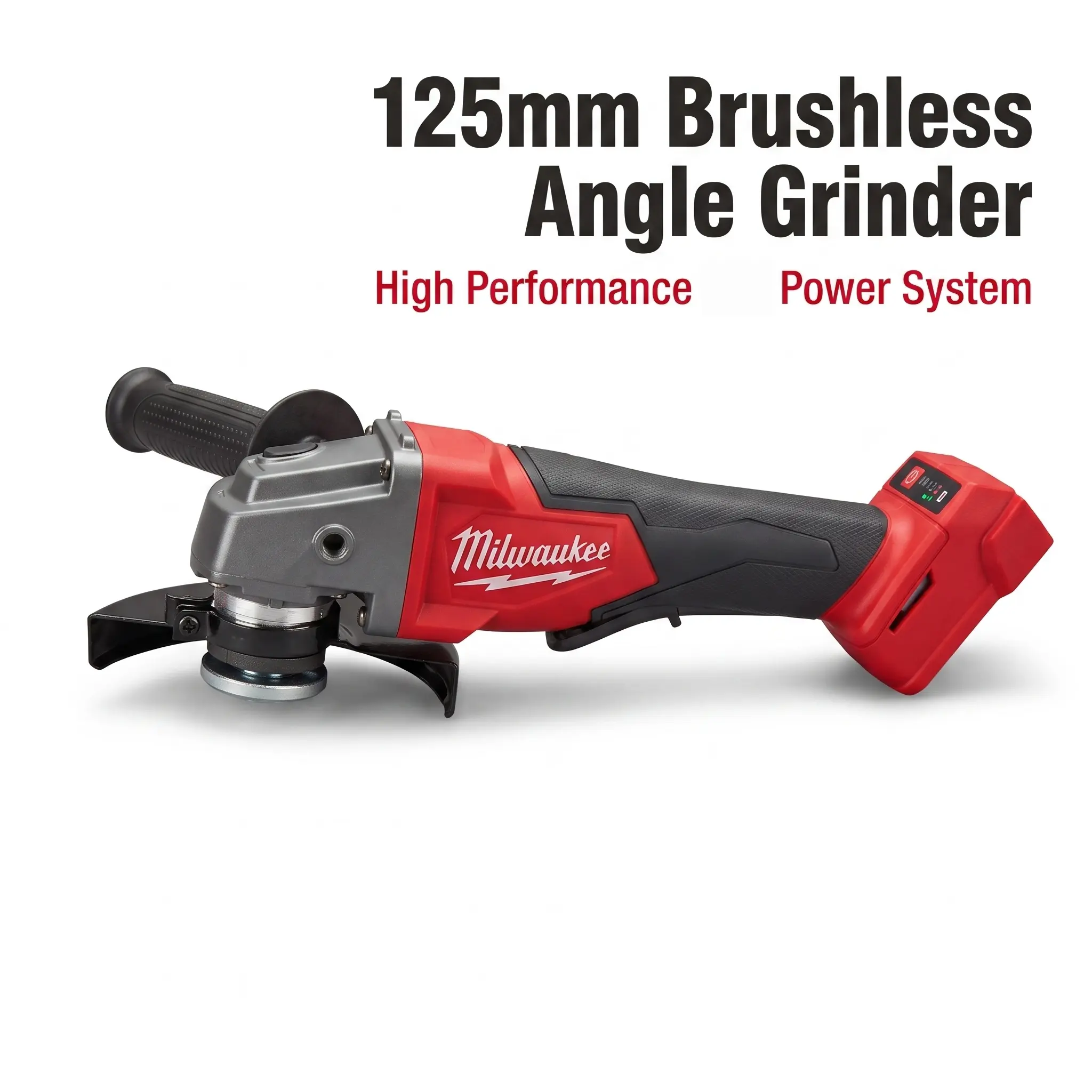 Milwaukee M14 Series 125mm Angle Grinder - 33mm Max Cutting Depth, Paddle Switch Design, High-Torque Hand Tool for Tradesmen, Ideal for Cutting & Grinding Tasks