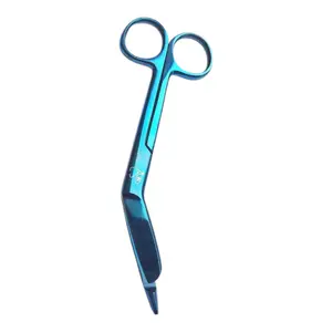 Vettechstuff Blue Plasma Bandage Scissors for Veterinary Technicians - Durable Design, Ideal for Veterinary Use
