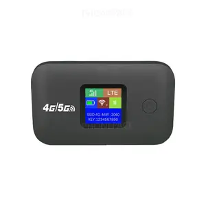 Phoneace Travel WiFi Hotspot with SIM Slot 4G 5G Mobile 300Mbps LED Display Stable Connection Supports 10 Devices Outdoor RV Wifi Touch Screen Wifi Smart Wifi Pocket Wireless