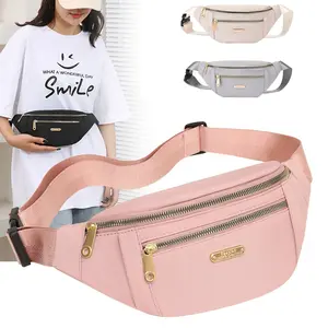 Unisex Oxford Cloth Belt Bag | Waterproof & Large Capacity | Crossbody & Waist Bag | Adjustable Strap