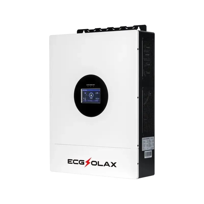 Inversor Solar Híbrido 12500W 48V DC a 120V/240V CA bifásico, onda sinusoidal pura. Doble MPPT integrado, hasta 6 unidades en paralelo. Ideal para sistemas solares domésticos on/off-grid, energía estable.