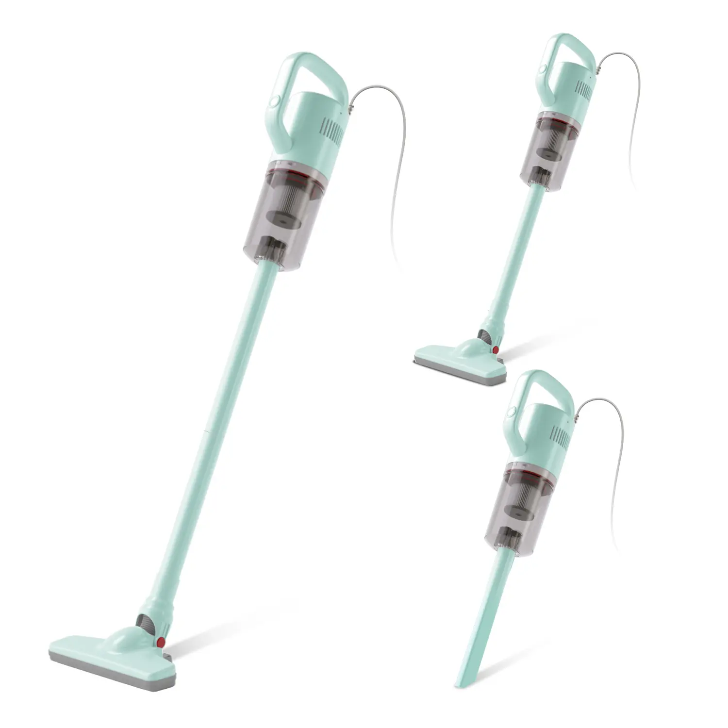 KEROMEE Stick Vacuum Cleaner, Corded Handheld Vacuum Cleaner Mini Electric Broom for Pet Hair Hardwood Floor Cat Litter Cleaning (13ft-Cord)