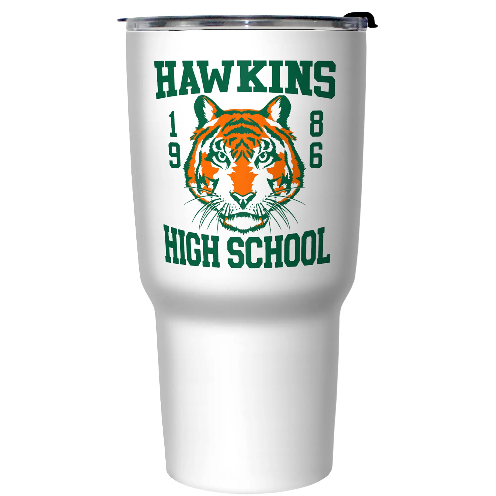 Stranger Things Hawkins High School Mascot Stainless Steel Tumbler w/Lid