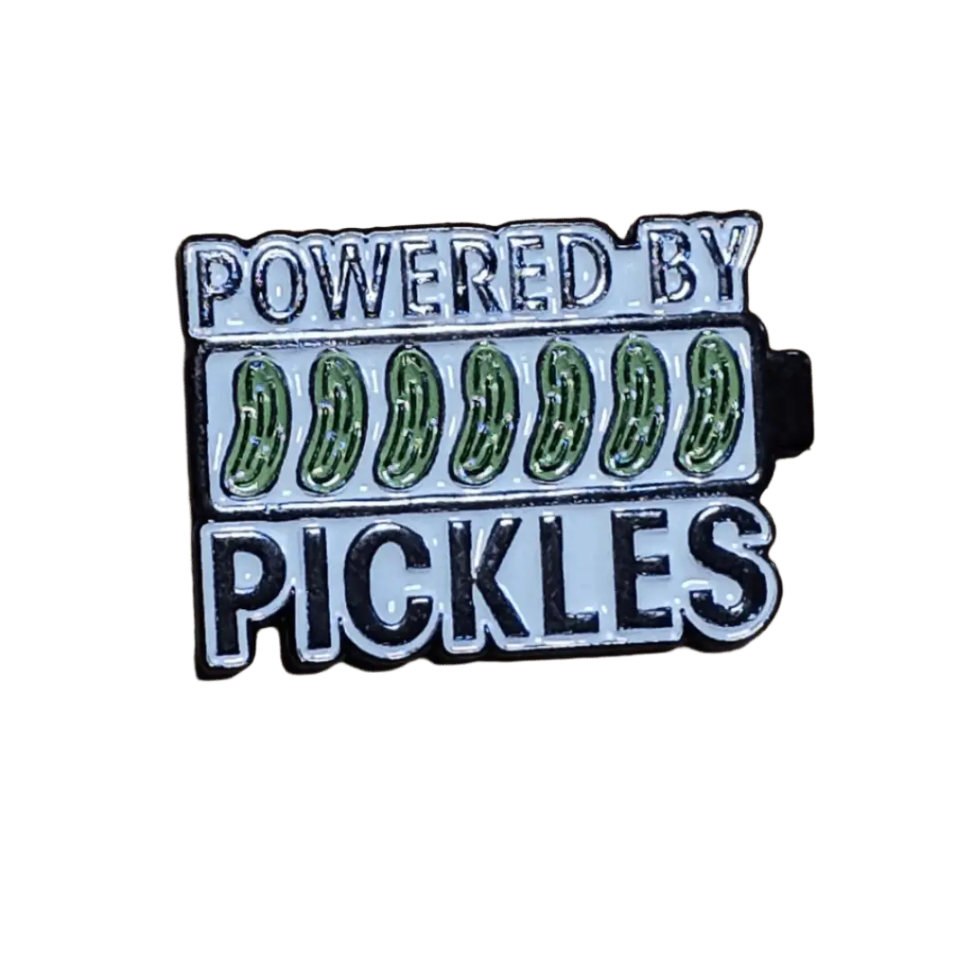 Powered by Pickles Pin