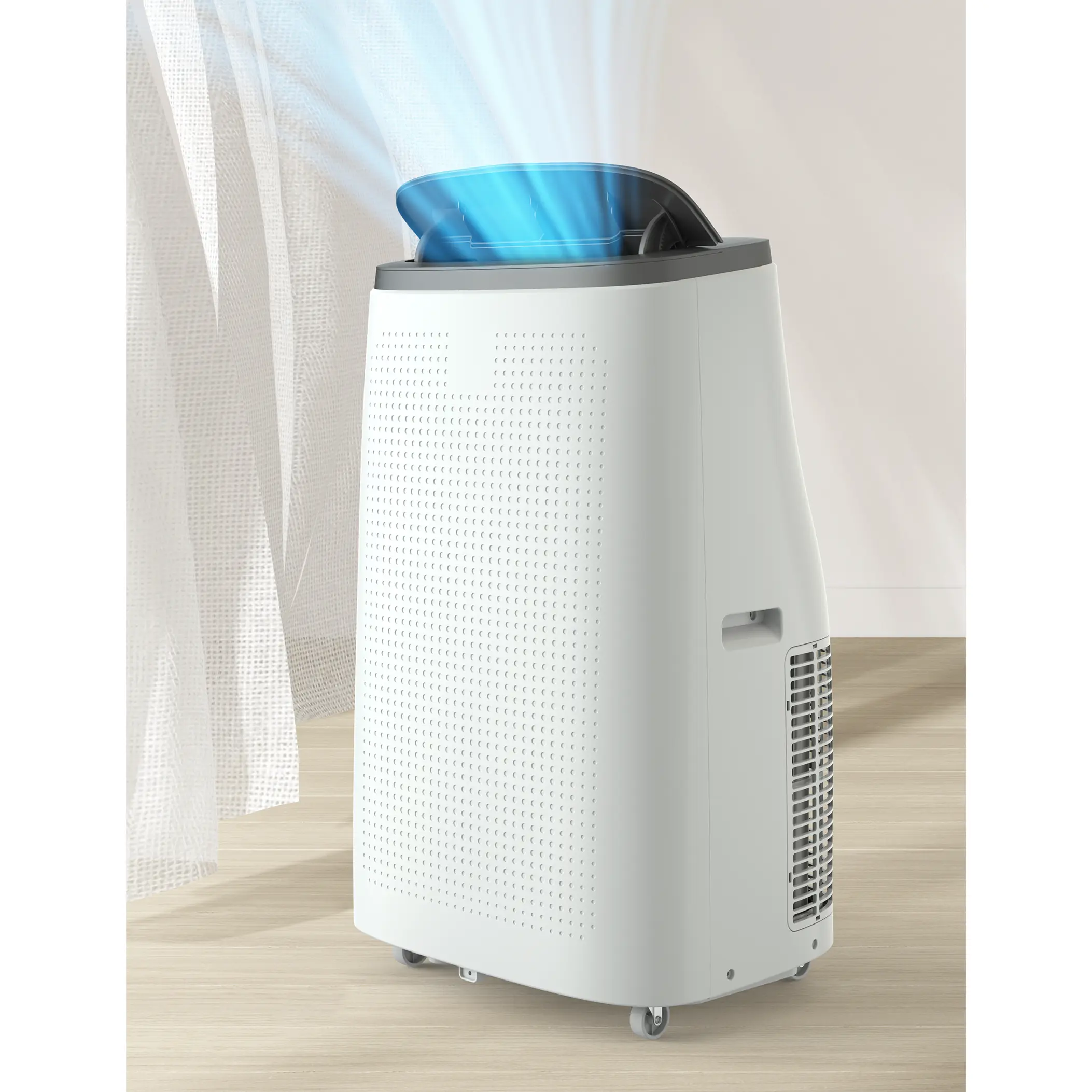 OP-14,000 BTU Portable Air Conditioner, 3-IN-ONE Portable AC Units with Dehumidifier & Fan, Cool Mode, Cools Rooms Up to 750 Sq.  Ft, Window Mounting Kit, 3 Fan Speed