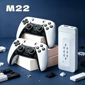 M22 TV Game Box, Gaming Console, 8k HD Output, Compatible with Multiple Emulators, Wireless Dual Controller, Perfect for Retro Gaming Lovers