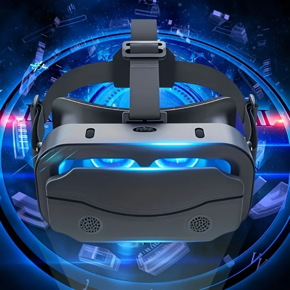 Lightweight VR Headset with Game Controller Set, Portable Personal Theater for an Immersive 3D Movie and Game Experience, Gamer Gift, Vr Accessories