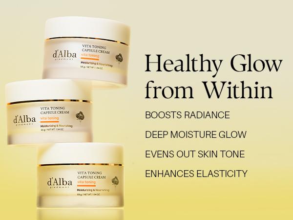 [OFFICIAL d'Alba] [Set] 5 Step Glow Mode On (Day & Night Care) l  l Even Out Skin & Reduce Dark Spots l Simplify Your Skincare with All-In-One Vitamin Routine l Spray Serum + Toner + Serum + Cream + Hydrogel Mask