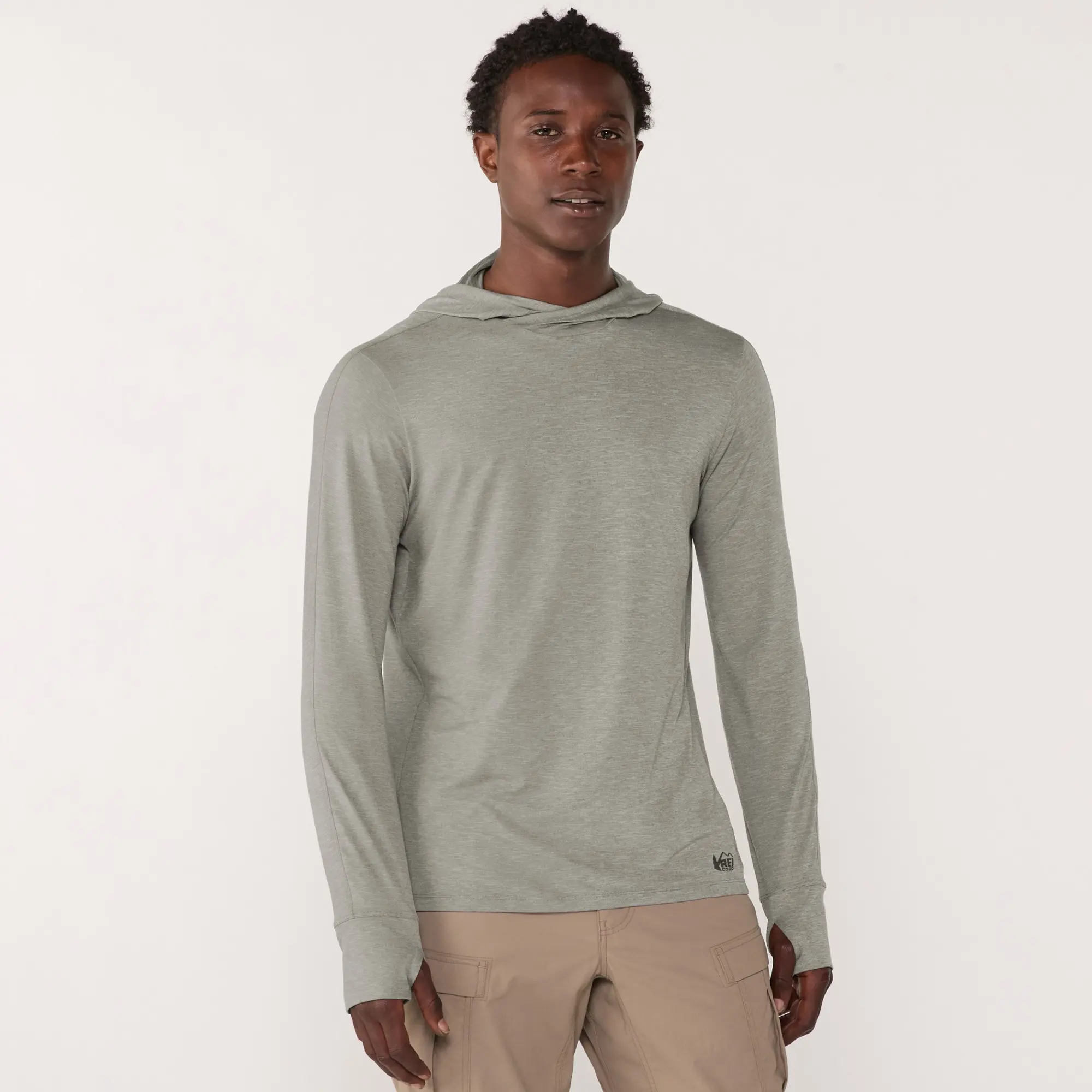 REI Co-op Men's Sahara Shade Hoodie - Long Sleeve Blue Outdoor