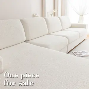 Universal Elastic Sofa Cushion Cover, Elastic Sofa Slipcover, Modern Anti-Slip Design, Suitable for L-Shaped and 1-4 Seat Sofas, All Seasons Use