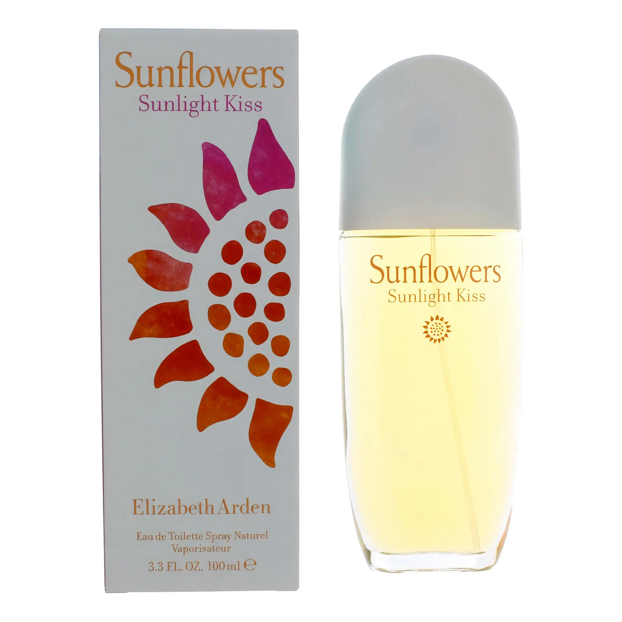 Sunflowers Sunlight Kiss by Elizabeth Arden, 3.4oz EDT Spray women, Spray Bottle, Sunkissed Women's Fragrance, 3.4 Fl Oz, Citrus Fruity, Musk, Solar Musk, Jasmine, Rose