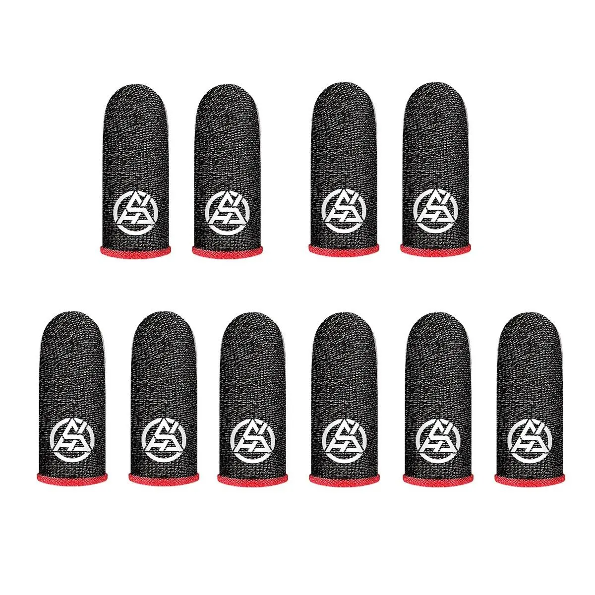 Anti-Slip Gaming Gloves for Pubg Players, 5 Pairs Sweat-Absorbing Finger Covers, Finger Sleeves, Touchscreen Compatible Phone Accessories, Game Console Accessories, Gaming Accessory