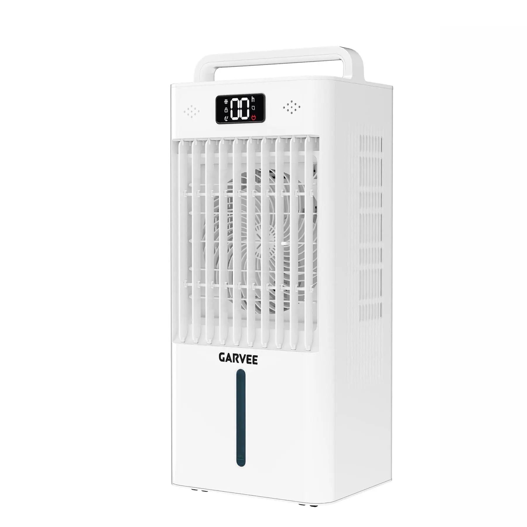 2.6Gal Portable Air Conditioners, Evaporative Air Cooler Fan with Touch & Remote Control, 6 Speeds & 3 Modes, Portable Swamp Cooler Fan with Ice Packs & Wheels for Bedroom, Home Office